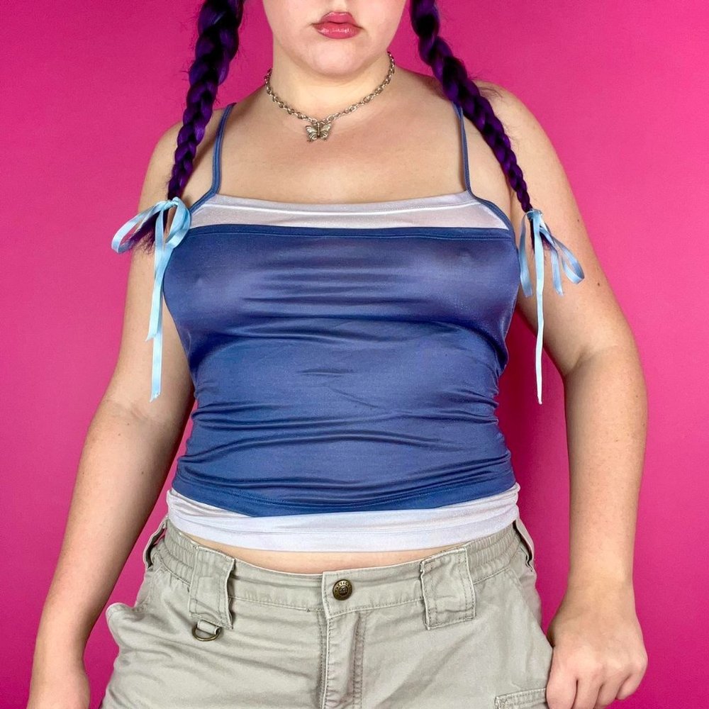Secret Treasures y2k mesh cami size medium